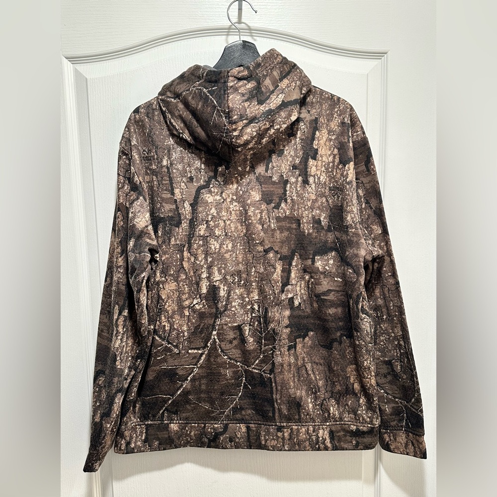 Habit Men’s Real Tree Timber Performance Camouflage Hoodie, Size Large - Picture 2 of 16